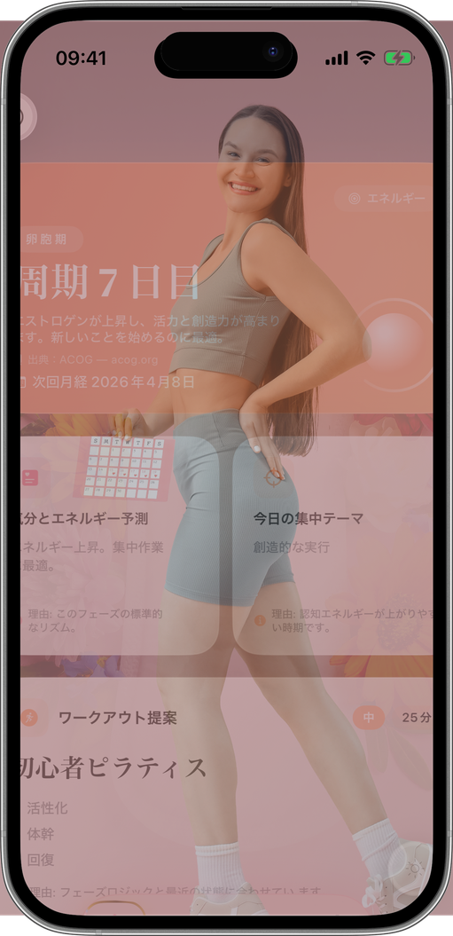 毎日フェーズに完全対応