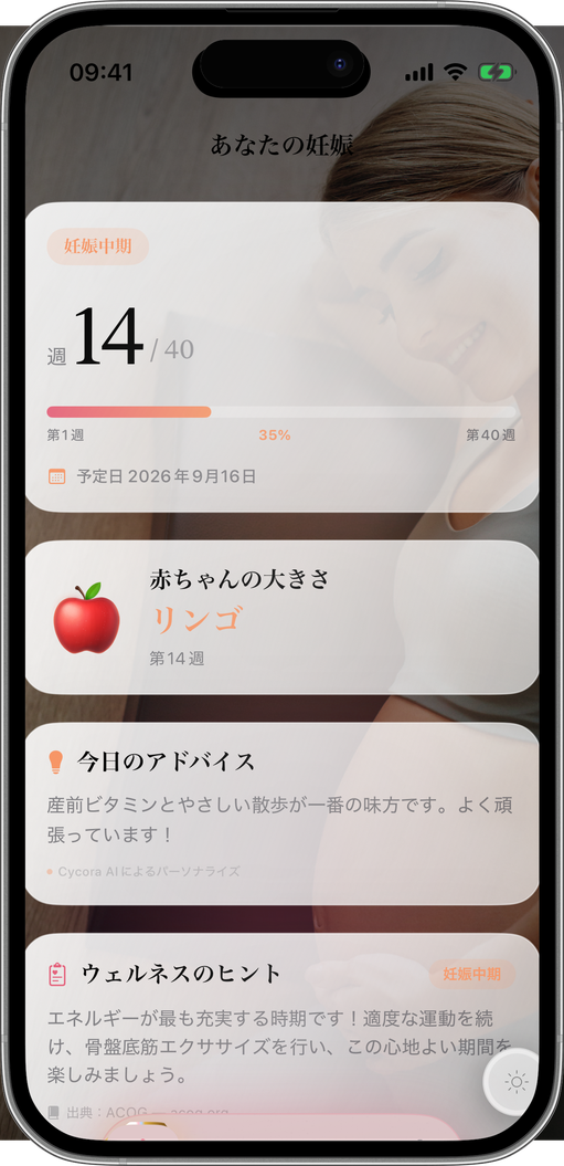 週ごとに、あなたと一緒に