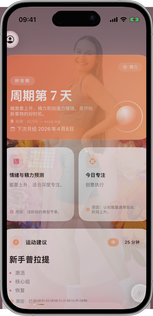 每天与你的阶段完美匹配